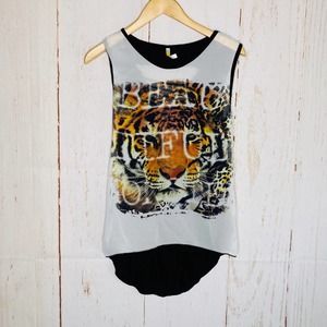 Sheer Tiger Tee M